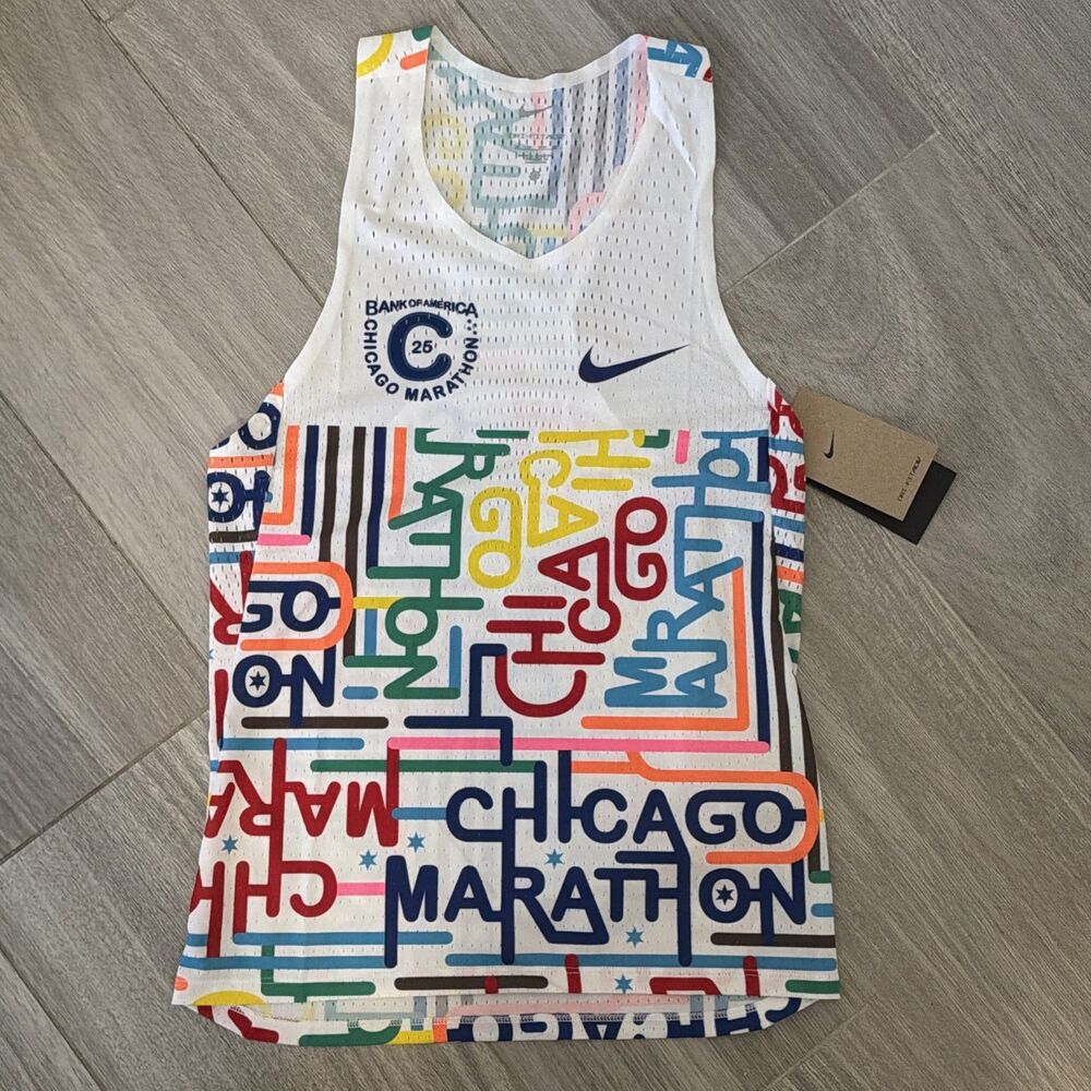 Men's Size XS - Nike Dri-FIT ADV Chicago Marathon 2025 AeroSwift Running Singlet